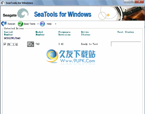 Seagate SeaTools 2.23英文版_希捷硬盘检测程序