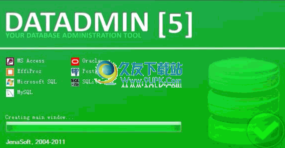 JenaSoft DatAdmin Ultimate下载5.4.1英文版_数据库管理工具截图（1）