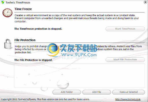 Toolwiz Time Freeze 2.2.0.6000英文版_新加坡虚拟系统截图（1）