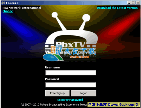 PBX TV 1.47 英文安装版[动态实时点播电视]截图（1）