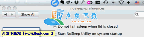 NoSleep 2.18 英文绿色版[电脑休眠禁止工具]