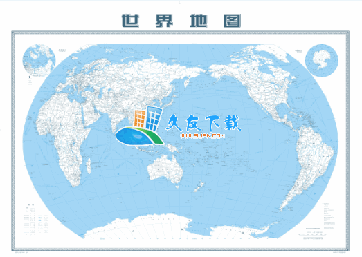 世界地图高清中文版下载，世界地图电子版jpg格式截图（1）