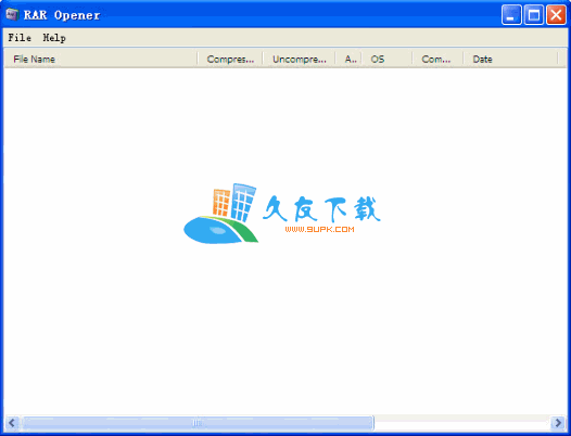 RAR Opener 1.0 绿色版下载，RAR压缩文件查看器截图（1）