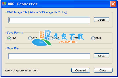 DNG Converter 1.0 绿色版下载,DNG图像转换工具截图（1）