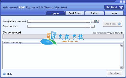 advanced pdf repair 1.0 汉化版下载,PDF文件修复程序截图（1）