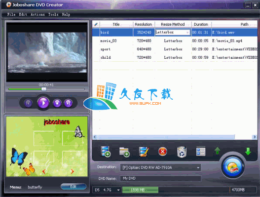 Joboshare DVD Creator 3.5.1 双语版下载,DVD光盘制作工具