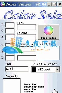 【颜色代码查询工具】Color Seizer 2.0.4 英文版
