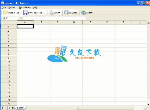 【Excel文件修复软件】GetData Repair My Excel下载v1.1.0.71英文版截图（1）