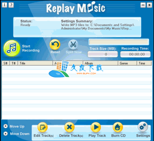 【流媒体音乐记录器】Replay Music下载7.0.1.38英文版截图（1）
