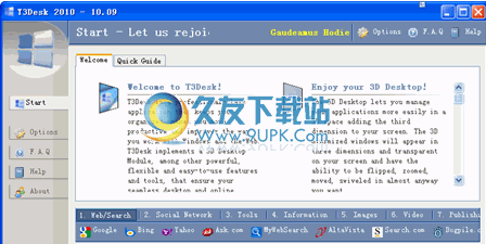 T3Desk 2013.03.13 英文免安装版_应用程序缩小窗口