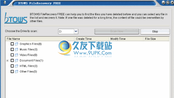 Toolwiz FileRecovery下载1.3.0.0英文版_新加坡文件恢复工具