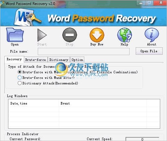 CrackPDF Word Password Recovery 3.0特别版截图（1）