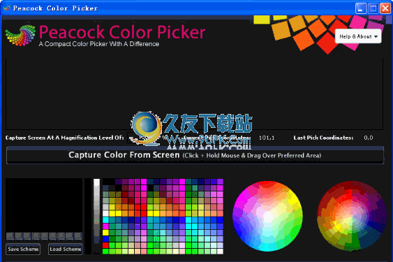 Peacock Color Picker下载3.0英文版_屏幕色彩提取调色盘