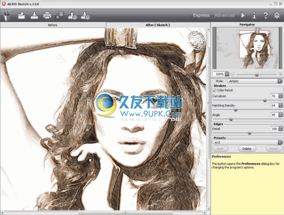 AKVIS Sketch下载13.0.2473.8439特别版_照片转素描或水彩画滤镜