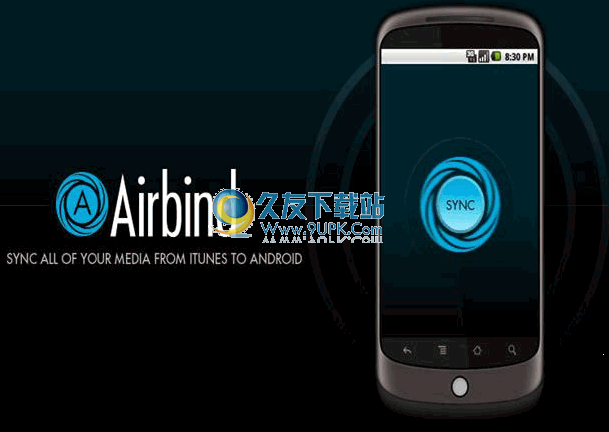 Airbind把iTunes媒体库同步到Android上下载0.76英文版截图（1）