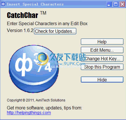 CatchChar下载1.62官方安装版_编辑特殊字符截图（1）