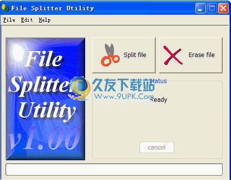 File Splitter Utility下载V1.00英文免安装版[文件分割工具]截图（1）