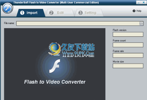 专业视频转换(Flash to Video Converter)下载1.3.1免安装特别版截图（1）