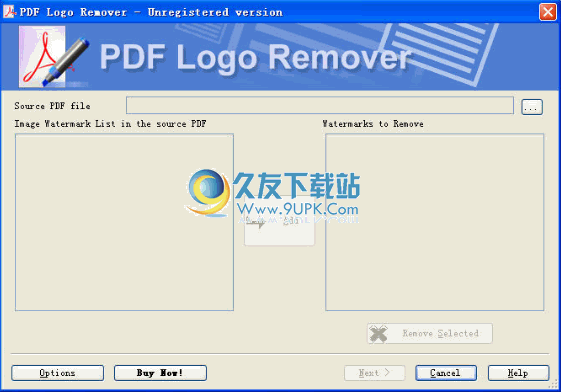 PDF Logo Remover下载1.0英文免安装版_PDF去水印工具