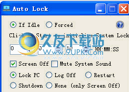 Auto Lock下载1.5免安装版_电脑自动锁定截图（1）