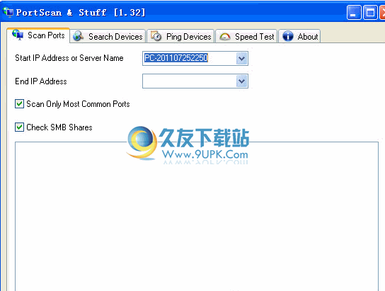 SZ PortScan 1.45免安装版[IP扫描器] SZ