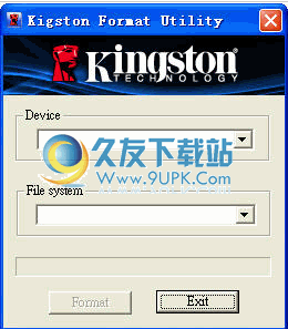 Kingston Format Utility下载1.0.3.0免安装版[金士顿u盘格式化工具]截图（1）