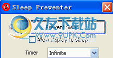 Sleep Preventer下载1.3英文免安装版_防止电脑进入休眠状态截图（1）