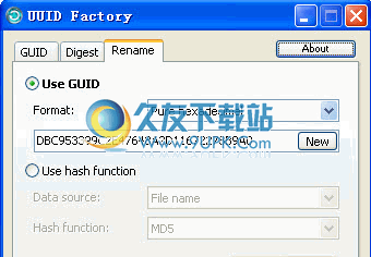 【UUID生成器】uuid factory下载1.1.2.405免安装版截图（1）