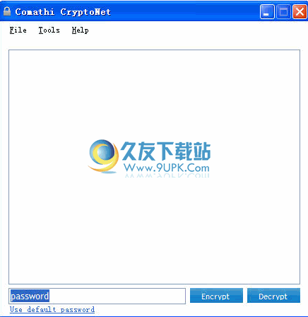CryptoNet下载1.1.0.0免安装版_文本文件加密工具截图（1）