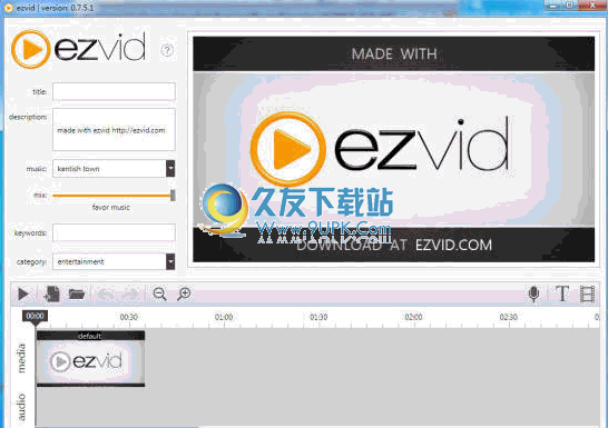 Ezvid下载v1.1.1.0 Beta 英文版_高效幻灯视频制作软件截图（1）
