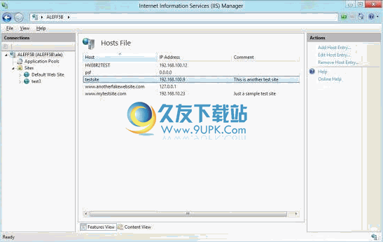 IIS Hosts File Manager下载v1.0.4正式版[IIS主机文件管理器]