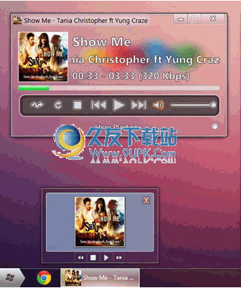 Aero Glass Mp3 Player下载1.4英文免安装版_透明音乐播放器