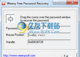 Weeny Free Password Recovery下载1.0最新版[星号密码查看专家]