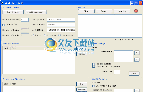 atmfiler下载v3.02英文版_复制/移动文件软件截图（1）