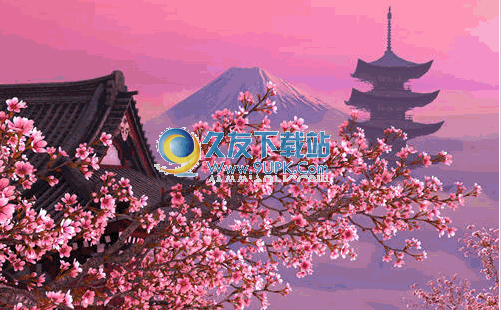 樱花盛开3D屏保下载1.1免安装特别版截图（1）