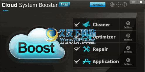Cloud System Booster 3.5.22英文版[云系统优化程序]