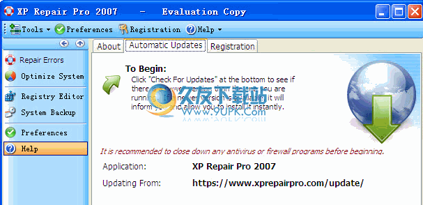 XP Repair Pro下载5.5英文免安装版[注册表优化工具]截图（1）