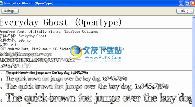 【油墨印刷字体】Everyday Ghost下载 免安装版截图（1）