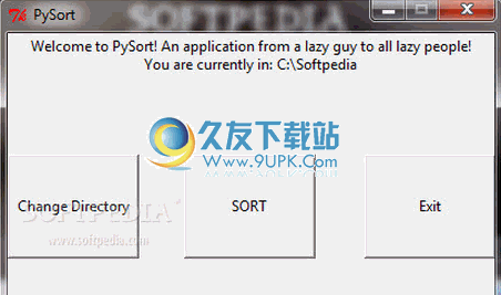 PySort下载0.1英文版[电脑文件整理]截图（1）