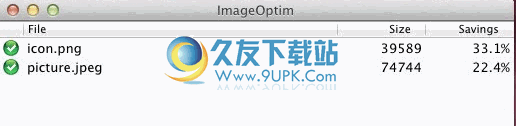 【MAC图片压缩器】ImageOptim下载 英文版截图（1）