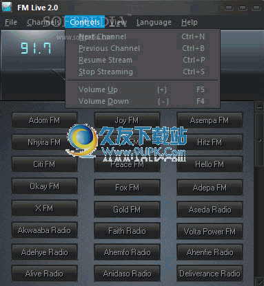 FM LIVE下载v2.0英文版[收音机直播程序]截图（1）