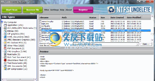 NTFSUndelete 3.0.6.303英文版_简易文件恢复