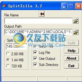 SplitZilla 3.2英文免安装版[文件分割工具]截图（1）