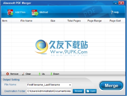 Aiseesoft PDF Merger 3.0.28免安装版[PDF合并器]
