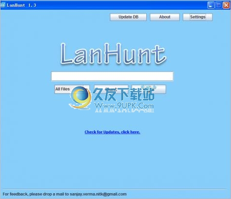 LanHunt 1.3英文版[局域网资源搜索器]截图（1）