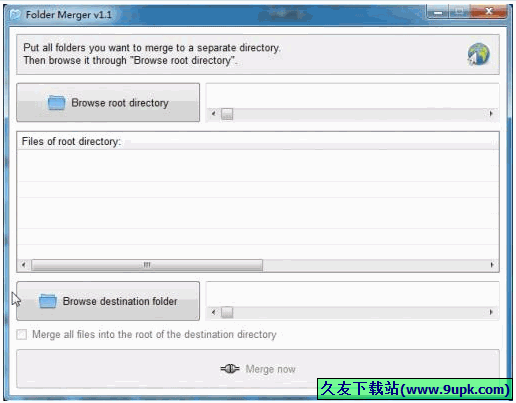 Folder Merger 1.1免安装版[文件夹合并器]