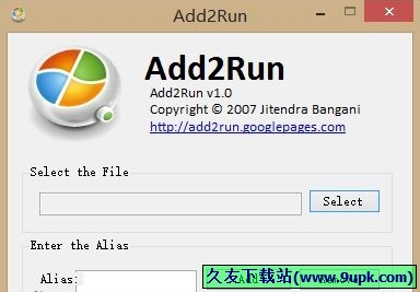 Add2Run 1.0免安装版[运行指令添加器]截图（1）