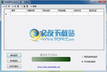宇宙盾网站监控工具 2.2中文免安装版截图（1）