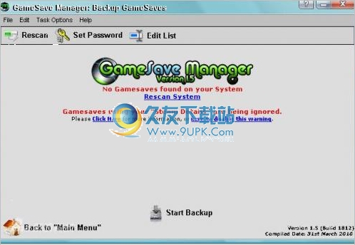 GameSave Manager 3.1.431.0最新版[游戏存档管理工具]截图（1）