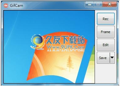 GifCam 5.1最新免安装版[gif动画录像制作工具]
